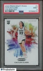 2024 Panini Prizm DP Color Blast #4 Caitlin Clark RC Rookie SSP Case Hit PSA 9