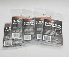 (5-Pack) BCW 1-Screw Screwdown Trading Card Holder Thicker Card 50pt Recessed