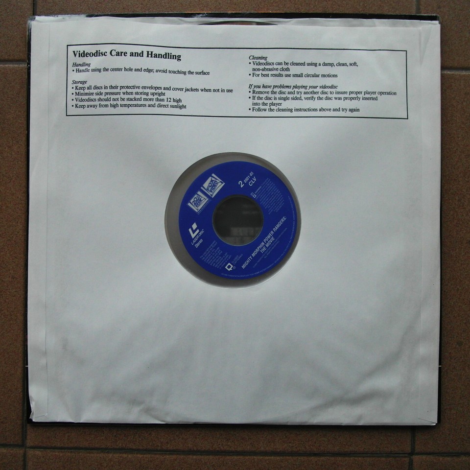 RARE LASERDISC Power Rangers The movie 890185 Widescreen NTSC eBay