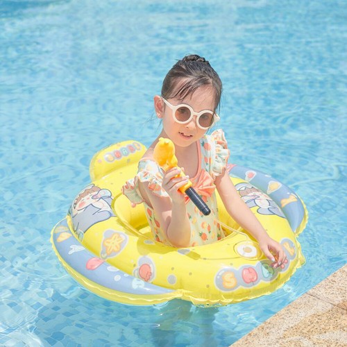 PVC-Schwimmring, weich, für Kleinkinder, wiederverwendbar, mit Wasserpistole für - Picture 4 of 11