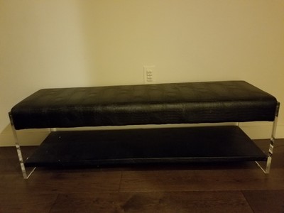 Entryway Bench Seat Furniture Black Brand New Same Sold For 350
