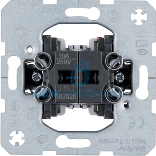 BERKER 503520 PULS.DOPPIO PER VENEZIANE UNIPOLARE
