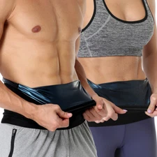Neoprene Waist Trimmer Belt Weight Loss Sweat Sauna Body Shaper Women & Men