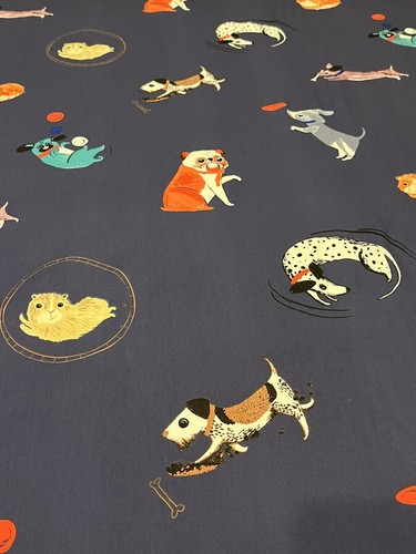 LAURA ASHLEY Kids Pets Blue Craft Curtain Fabric SOLD PER METRE 😊 - Picture 3 of 10