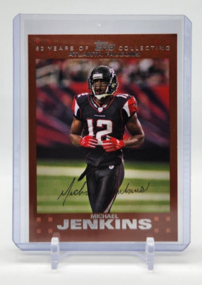 2007 Topps Michael Jenkins Copper Parallel Insert Card 0422/2007