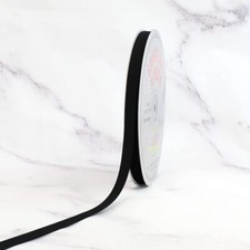 Solid 3/8-Inch Grosgrain Ribbon 50-Yard Black