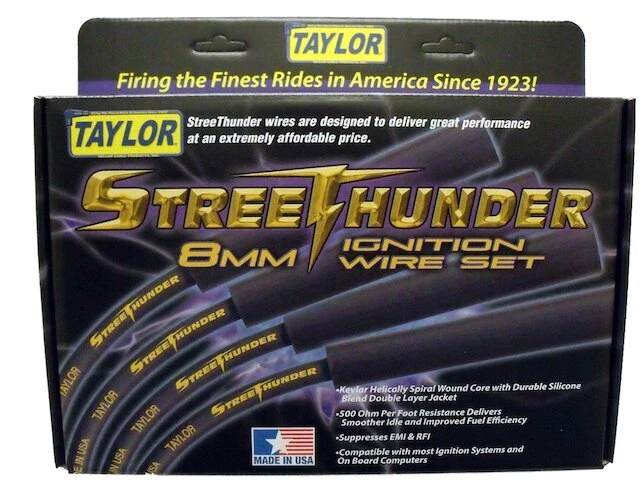 Juego de cables de bujía Taylor 12157HHKC 4,6 L V8 para Chevrolet Yeoman 1958 Foto 3 de 3