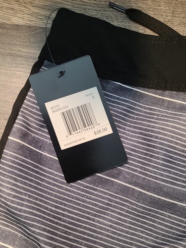 Hurley Boys Way Quick Dry Swim Shorts Black/Grey NWT Fast Free Shipping - Picture 5 of 5