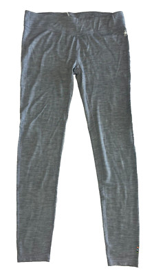 $110 Smartwool Classic Base Layer Bottom NWT Size L,XL Women's Gray Merino Wool