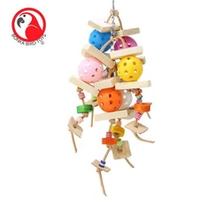 3655 Sixball Medium Bird Toy Parrot Toys Amazon African Grey Forage Balls
