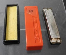 Vintage The Bandmaster Harmonica Made In GDR Original Case 4 3/8" B52