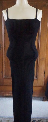 Anna Quan..Adeline Dress..Rib Knit Cotton in Raven...NWT! - Picture 2 of 8