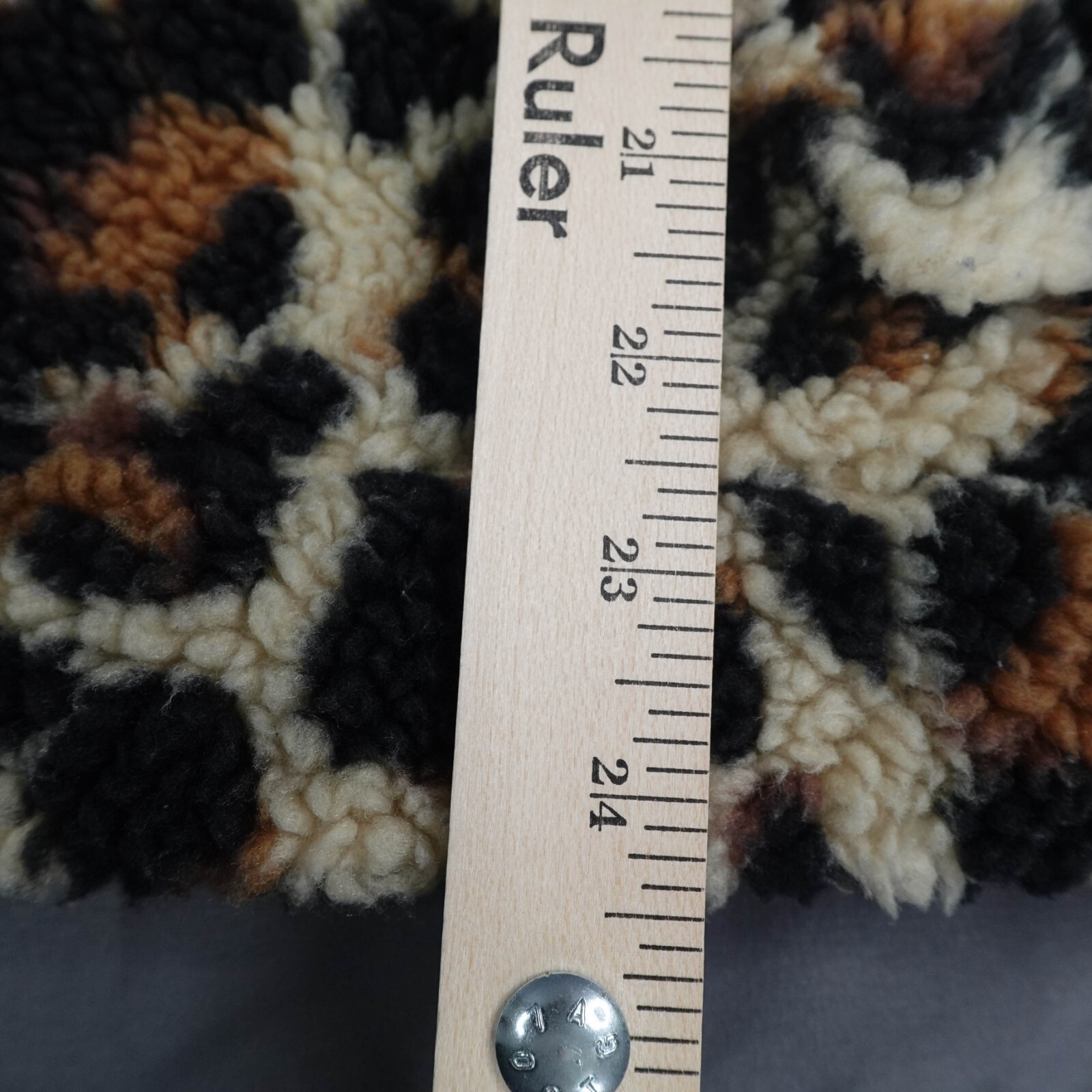 J Crew Womens Jacket Medium Leopard Print Sherpa … - image 11