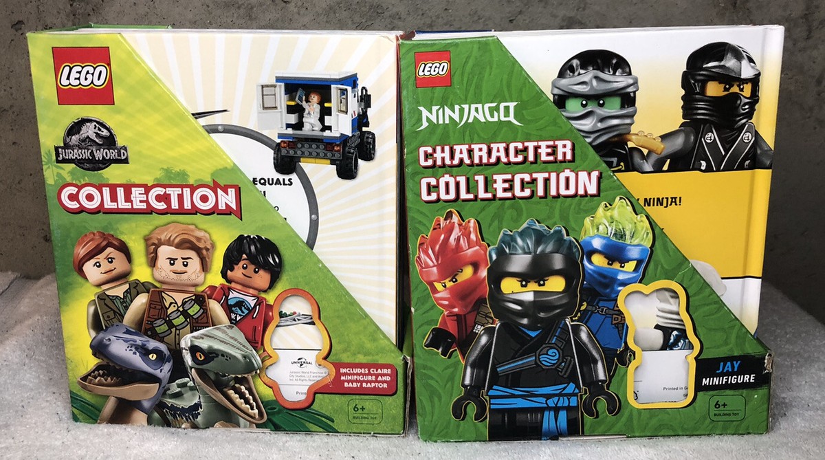LEGO JURASSIC WORLD COLLECTION & NINJAGO CHARACTER COLLECTION BOOK