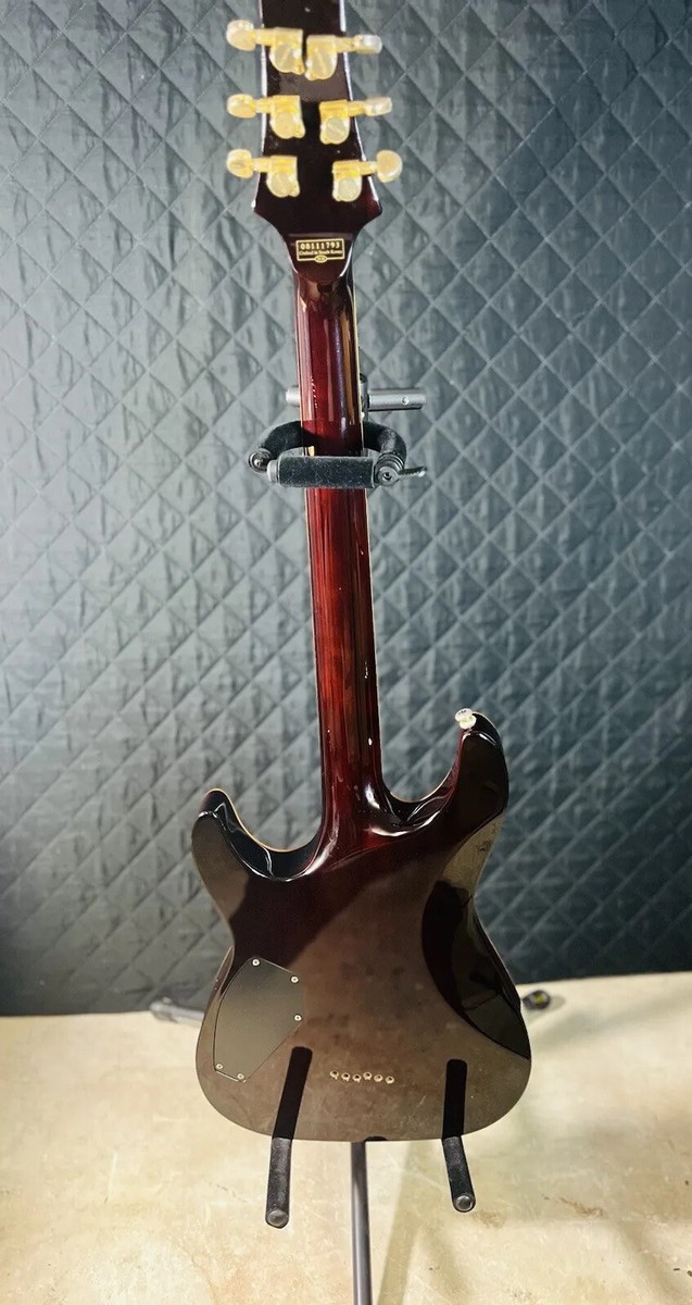 Schecter C-1 Classic 2000's- Antique Amber And VINE INLAY NECK