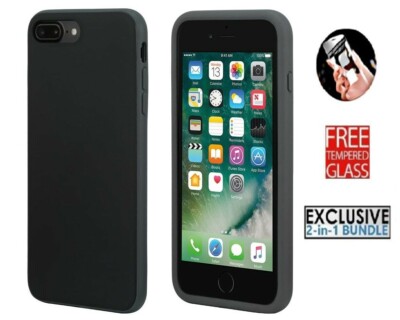 Incase iPhone 8 Plus & 7 Plus POP Stoßschutz Tough Case Cover Grau Getönt