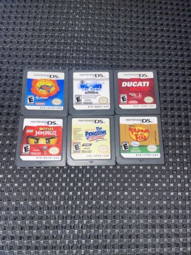 Lots Of 6  Nintendo DS CARTRIDGES - Picture 1 of 1