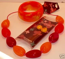 Jasmine Jewelry Set: EARRINGS, NECKLACE, BRACELET! New!