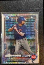 Christopher Morel 2021 Bowman Chrome 1st #BCP-131 Mega Box Mojo Refractor Cubs