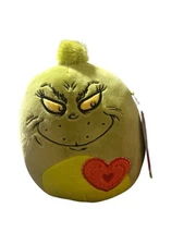 New Squishmallows How the Grinch Stole Christmas Grinch Plush, 7"