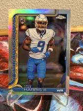 Tre Harris Rookie 2025 Topps Chrome #338 Refractor RC Los Angeles Chargers