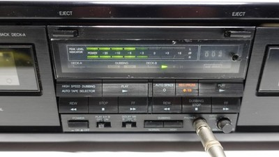Vintage 1991 ONKYO TA-W202 Dual Cassette Deck Recorder | eBay