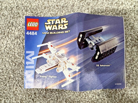 LEGO 4484 X-Wing Fighter & TIE Advanced Star Wars (2003) &ndash; Excellent Used