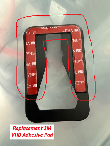 Mobileye ME 5 & 6 Series Windshield Replacement Adhesive 3M VHB