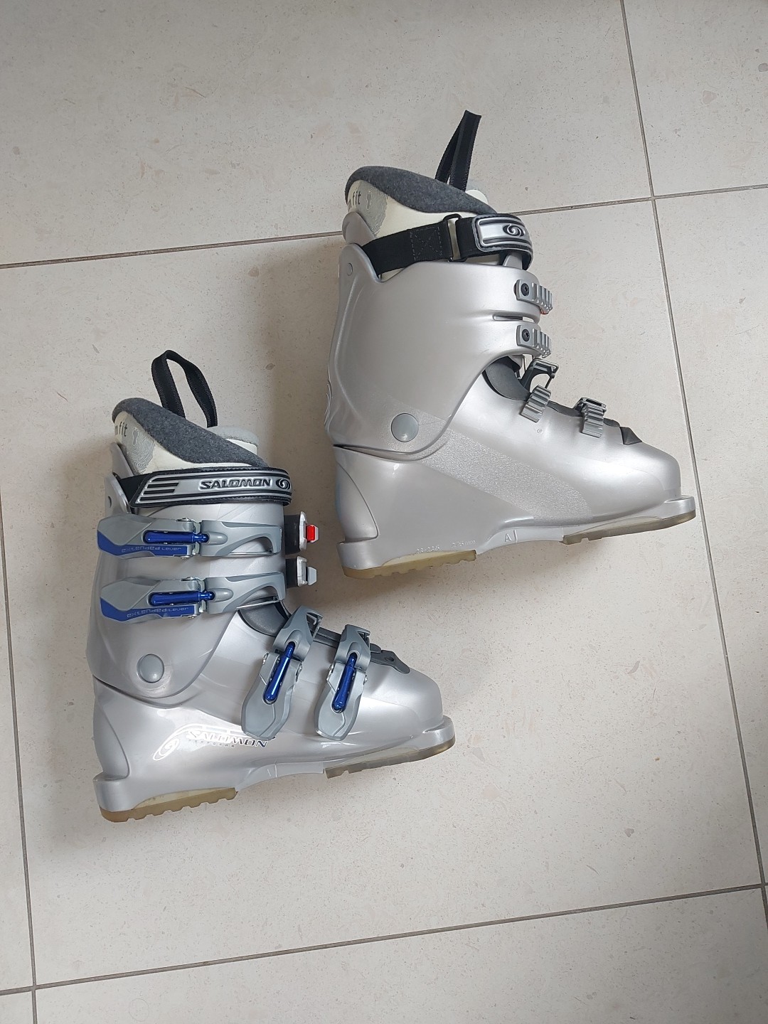 Scarponi da sci Salomon Performa 6 grigi UK 4 5 US 6 23 23 5 275 mm