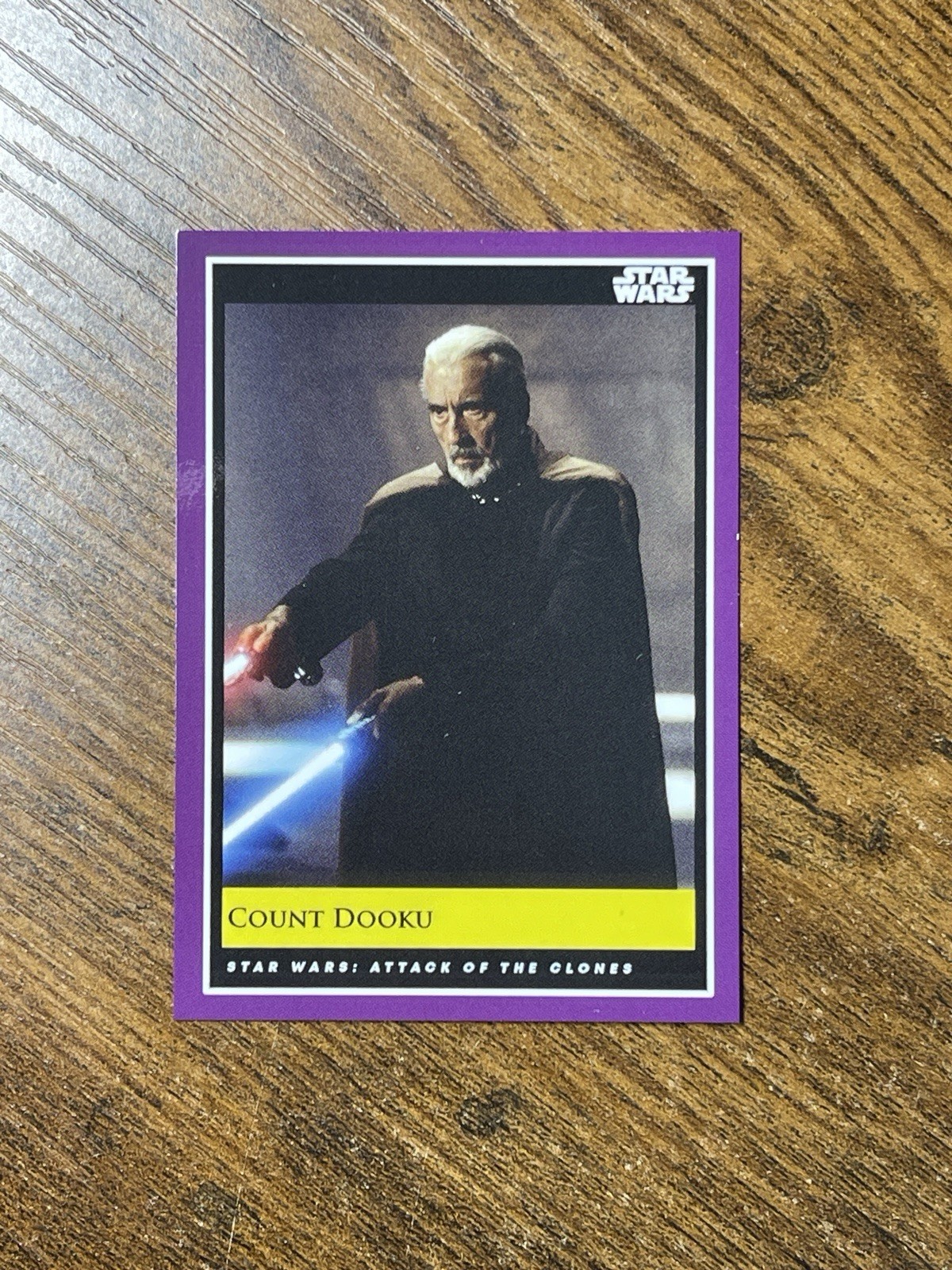 2018 TOPPS STAR WARS GALACTIC MOMENTS COUNTDOWN COUNT DOOKU 82