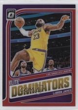 2024 Panini Donruss Optic Elite Dominators Red Prizm 60/99 LeBron James #2 hs9