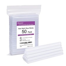 Beayuer Mini Hot Glue Sticks 7mm x 100mm 50 Pack x 50 Pack, Clear 0.15 per stick