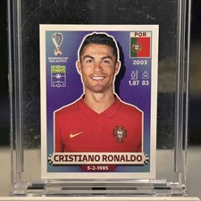 🔥⚽️ CRISTIANO RONALDO ⚽️🔥 2022 Panini FIFA World Cup Qatar 🇶🇦 STICKER #POR18