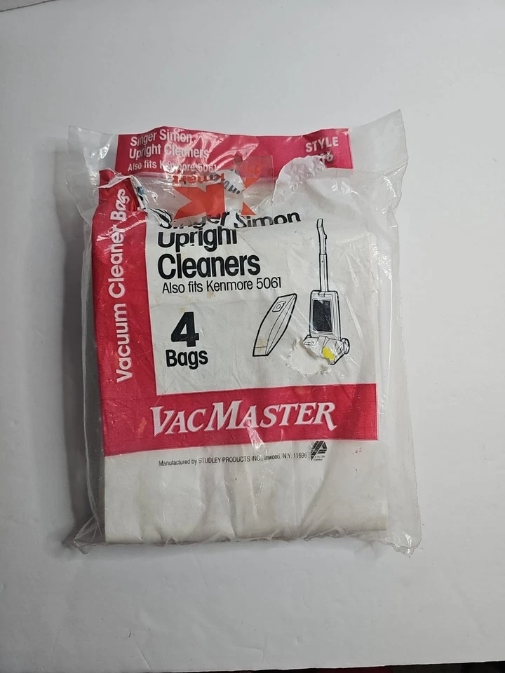 Bolsa de aspiradora vertical PARA Kenmore 5061 4 bolsas estilo de repuesto 116 Foto 4 de 4
