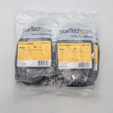 StarTech 10ft USB 2.0 Certified Type A to Type B Cable - M/M | USB2HAB10 10-Pack