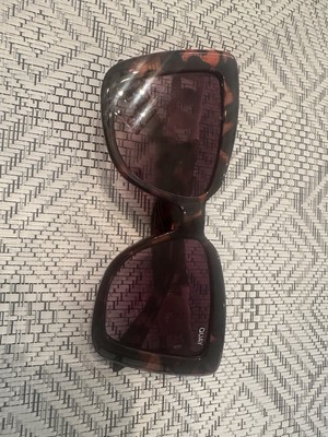 Large Tortoise Quay Sunglasses Chain Reaction 1212, With Case