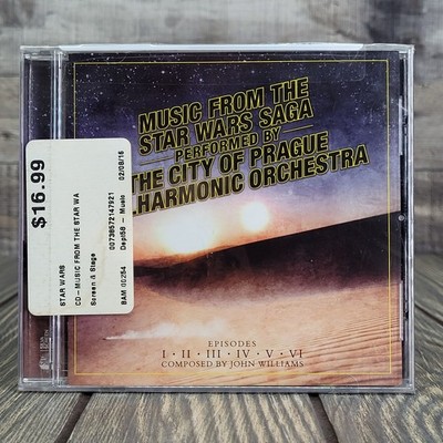 Music From The Star Wars Saga CD Prague Philharmonic Orchestra John Williams New