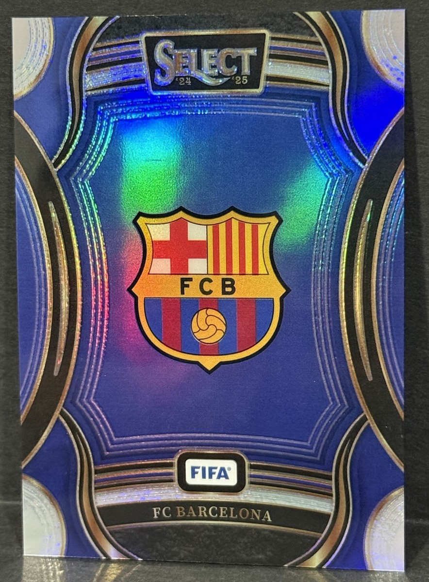2024-25 Panini Select FIFA Barcelona Logo Team Badge Case Hit SSP