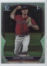 2023 Bowman Draft Chrome Lunar Glow Refractor Garrett Baumann #BDC-172 00ht