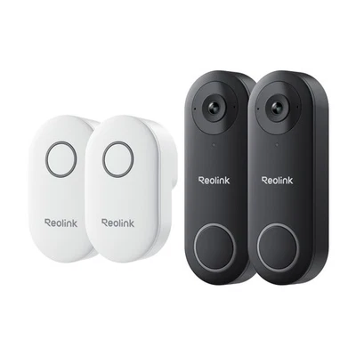 Reolink Video Doorbell WiFi Smarte 5MP kabelgebundene Video-Türklingel mit Chime