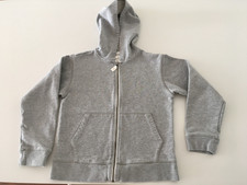 J.Crew Crewcuts Kids French Terry Zip Hoodie Sweatshirt Grey Youth L 10 11
