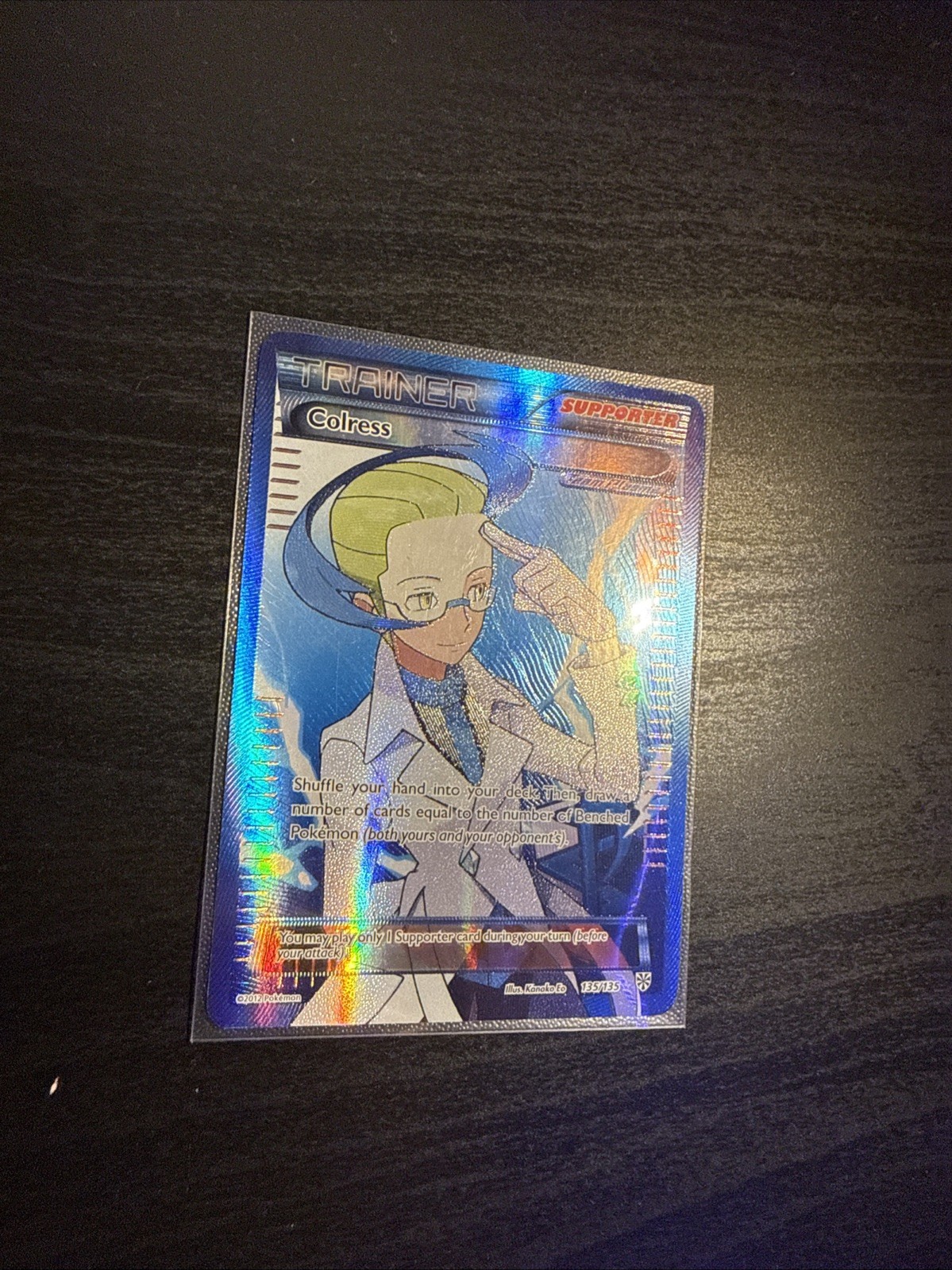 Colress #135/135 Plasma Storm NM/Near Mint Pokemon 2012