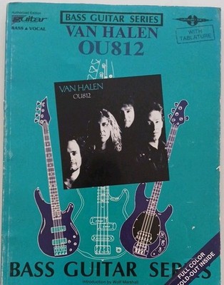 VAN HALEN BASS GUITAR TAB / BASS TABLATURE / 0U812 / RARE BASS EDITION