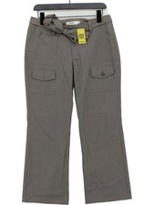 Comptoir Des Cotonniers Pantalone Donna UK 12 Marrone Cotone