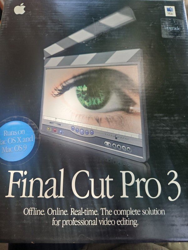 Final Cut Pro 3 for Mac/Apple User Manuals Original Not Complete See Photos