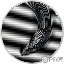 ZEBRA Camouflage of Nature 3 Oz Silver Coin 20$ Palau 2023
