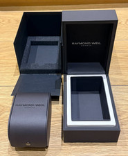 Genuine Original Raymond Weil Swiss Watch Presentation Travel Box Case Complete