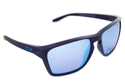 Oakley SYLAS Polarisé OO9448-27 Carré Soleil Noir Mat Prizm Profond Eau - Photo 1/4