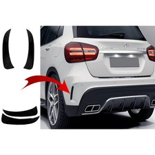 Stostange Klappen Seitenflossen für Mercedes X156 GLA250 GLA45 14+ Look Noir Stostange Klappen Seitenflossen für Mercedes X156 GLA250 GLA45 14+ Look Noir