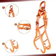 Timber Claw Hook 28 inch 4 Claw Log Grapple for Logging Tongs  2260lbs